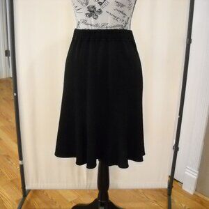 ST JOHN COLLECTION Womens Black Santana Knit Pleated Skirt 2